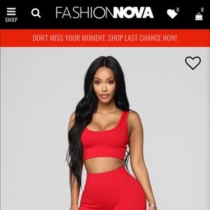 Fashion Nova Bondoc Biker Short Set